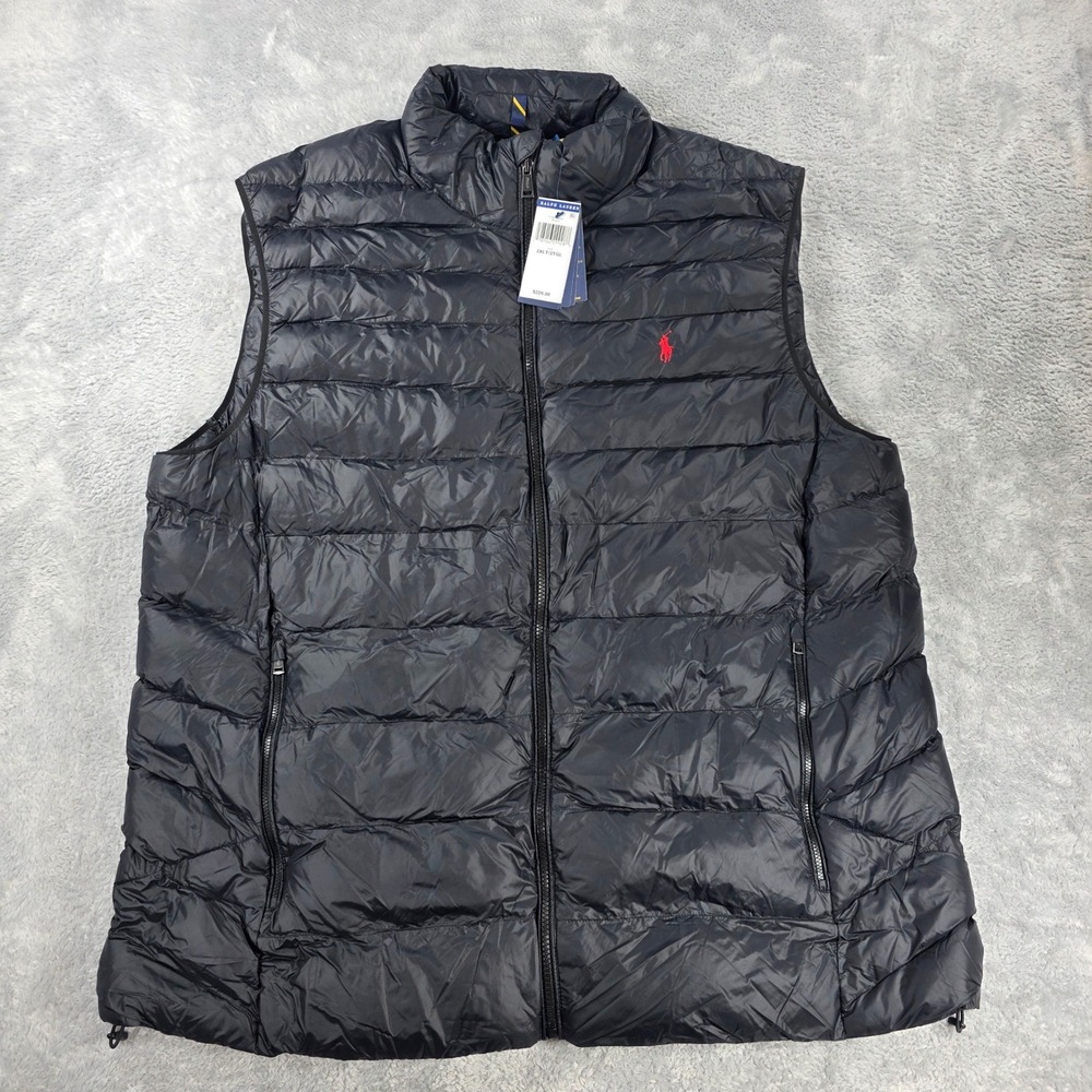 Polo Ralph Lauren Packable Performance Puffer Vest Black 2XLT Puffer Outdoorsy